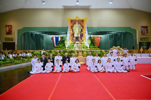 รองอธิการบดีวิทยาเขตกำแพงแสน นำคณะผู้บริหารร่วมพิธีบำเพ็ญพระกุศลและน้อมรำลึกในพระมหากรุณาธิคุณ เนื่องในวันนวมินทรมหาราช ประจำปี 2569