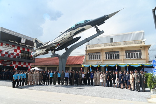 มก.กำแพงแสน ร่วมเปิดแลนด์มาร์กแห่งความภาคภูมิใจ “F-5 F” อนุสรณ์แห่งเกียรติประวัติการบิน สู่แลนด์มาร์กชาวกำแพงแสน