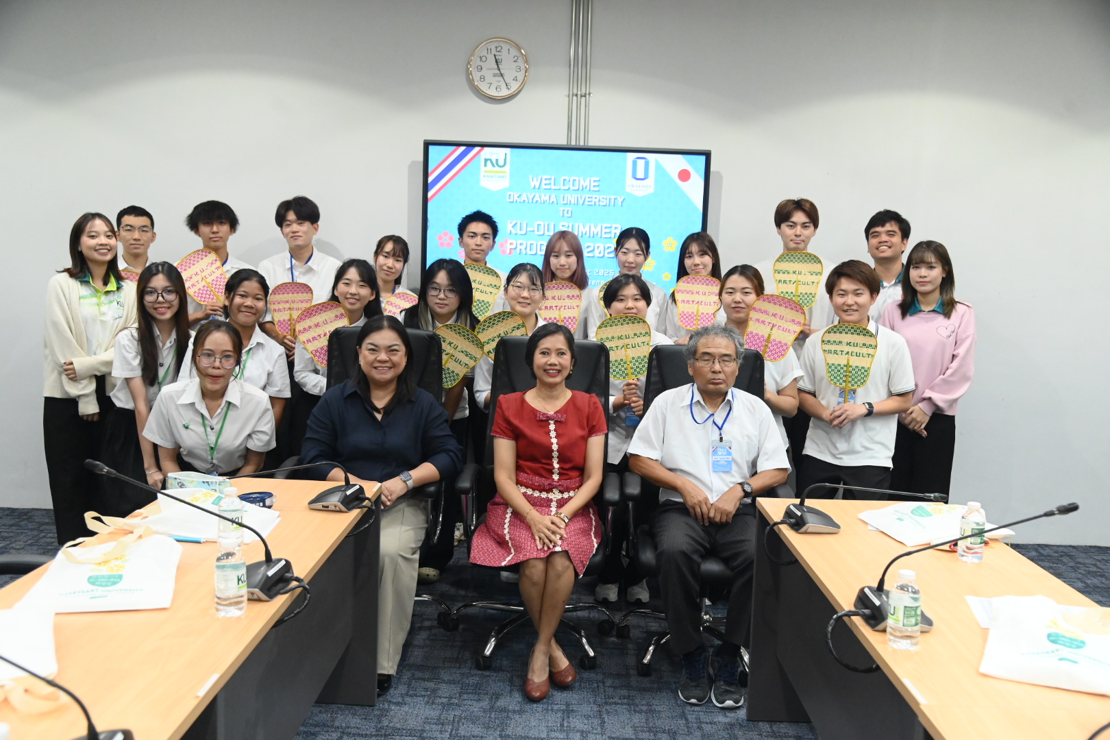 ม.เกษตร กำแพงแสน ต้อนรับคณะนักศึกษาในโครงการ Okayama University-KU KPS Summer program 2025