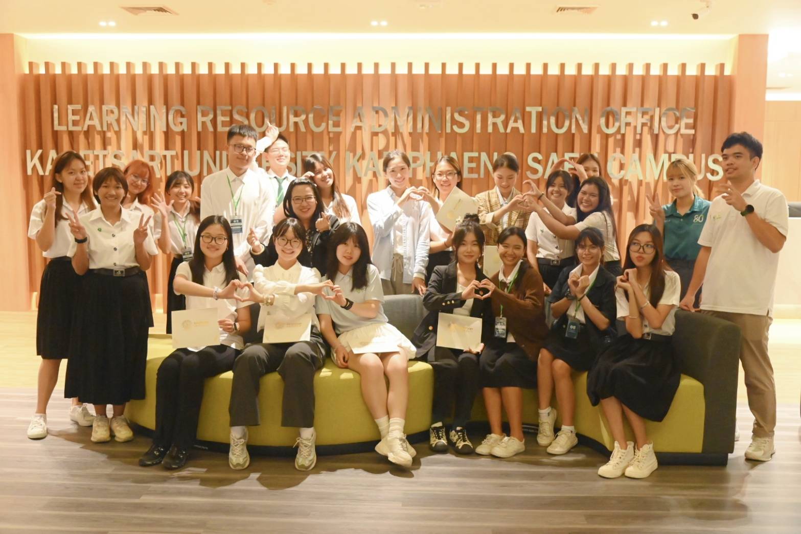 ม.เกษตรกำแพงแสน ร่วมรับฟังการนำเสนอผลงานของนักศึกษาจาก China  Agriculture University สาธารณรัฐประชาชนจีน ในโครงการ Kasetsart University - China Agriculture University Summer Program 2025