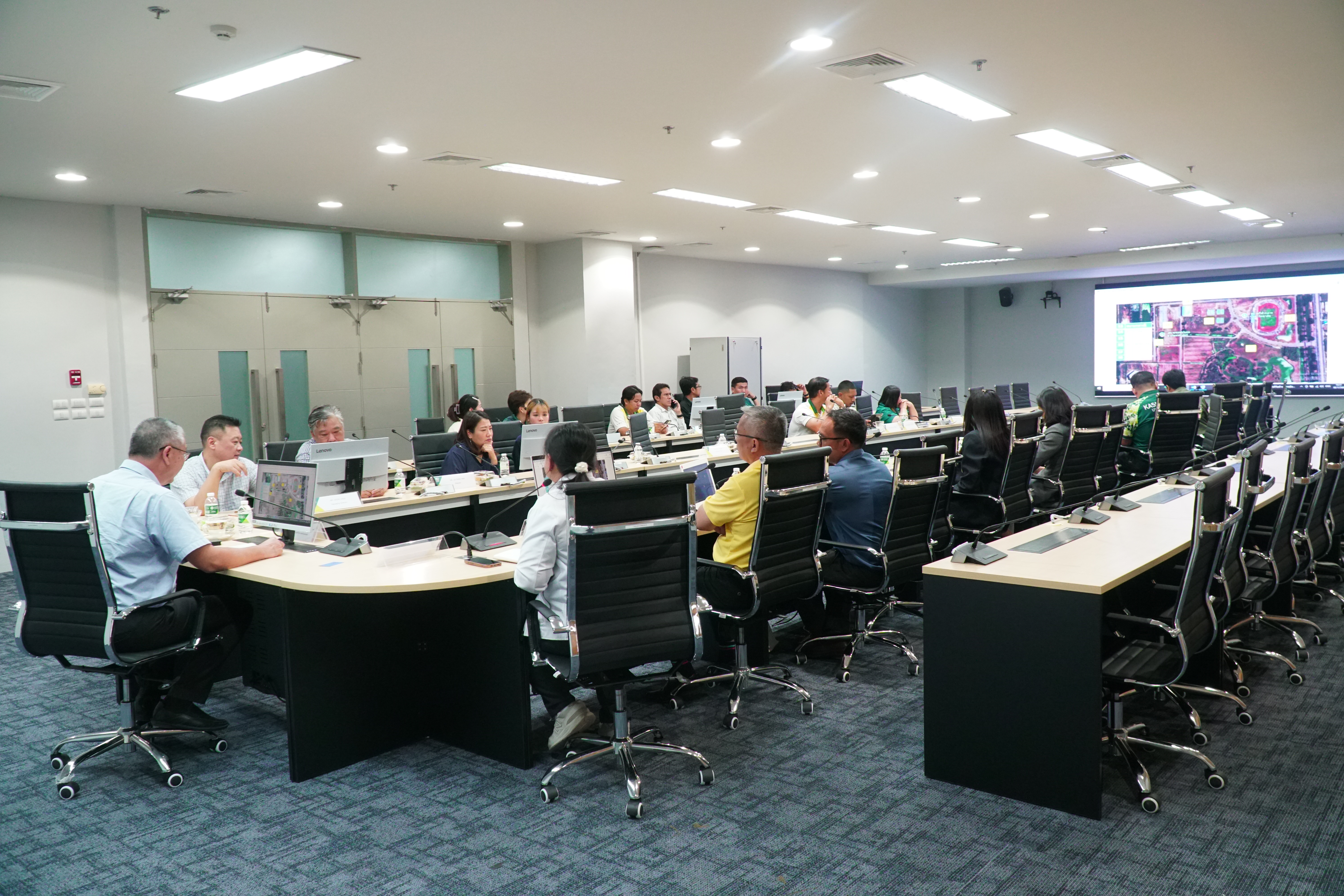 มหาวิทยาลัยเกษตรศาสตร์ กพส. ร่วมประชุมหารือความร่วมมือกับตัวแทน บริษัททัวร์นำเที่ยว (OMH Co., Ltd.) ในนามของโรงเรียนจากประเทศเกาหลีใต้ เพื่อใช้สถานที่จัดโครงการฝึกซ้อมเบสบอลในช่างฤดูหนาว
