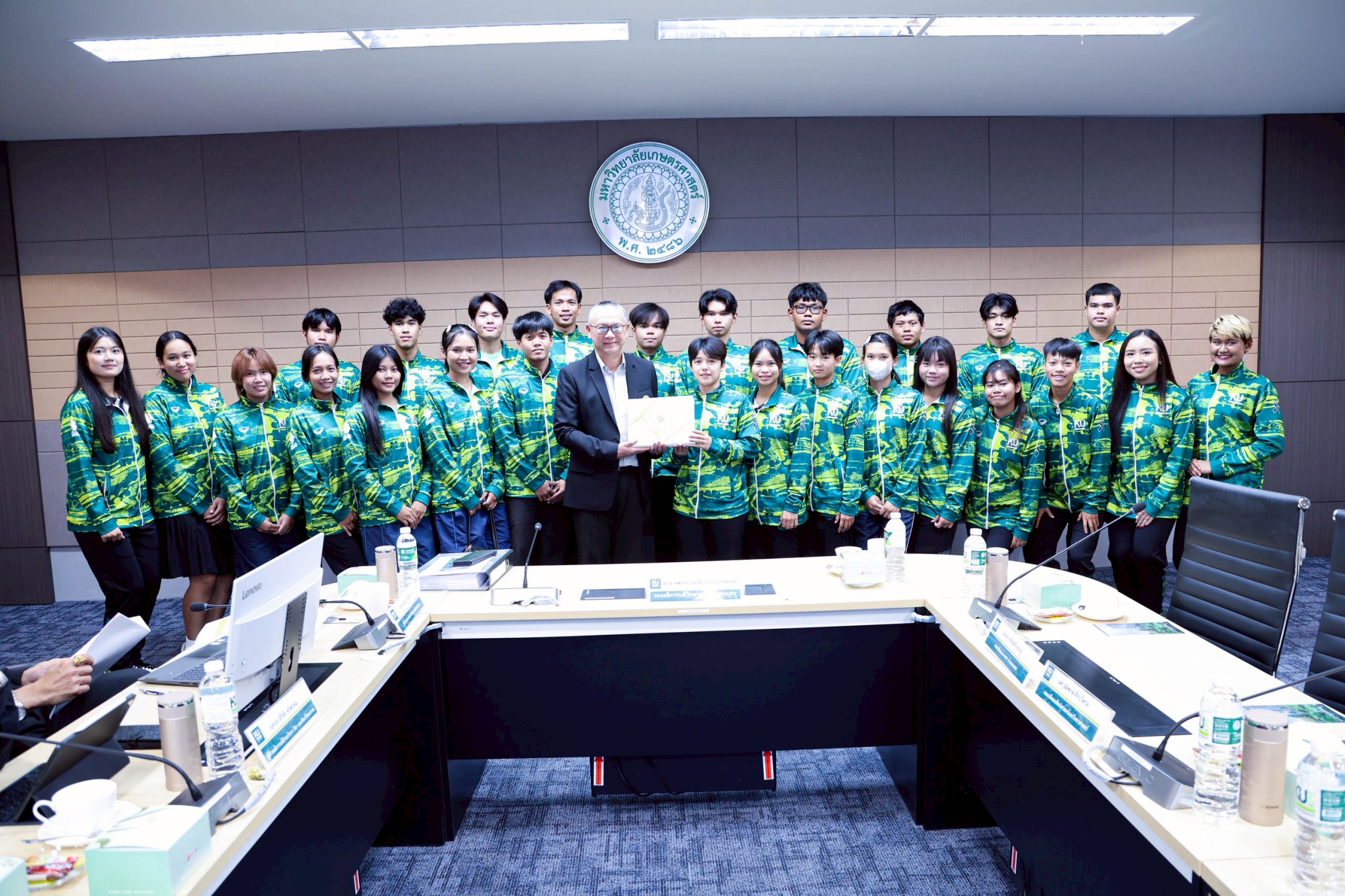 ม.เกษตร กำแพงแสน แสดงความยินดีกับทัพนักกีฬา จากการแข่งขันกีฬามหาวิทยาลัยแห่งประเทศไทย ครั้งที่ 51 “อินทนิลเกมส์ 2026”