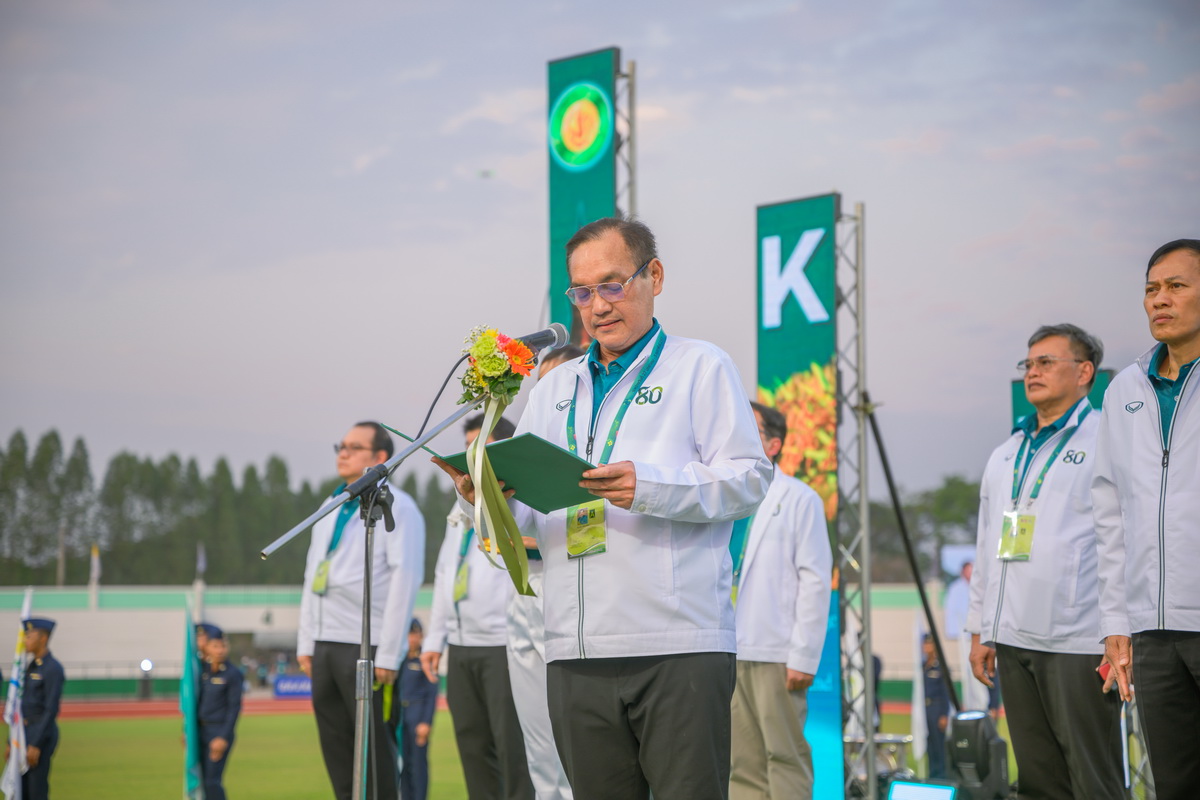 มหาวิทยาลัยเกษตรศาสตร์ จัดพิธีเปิดการแข่งขันกีฬามหาวิทยาลัยแห่งประเทศไทยครั้งที่ 49 นนทรีเกมส์